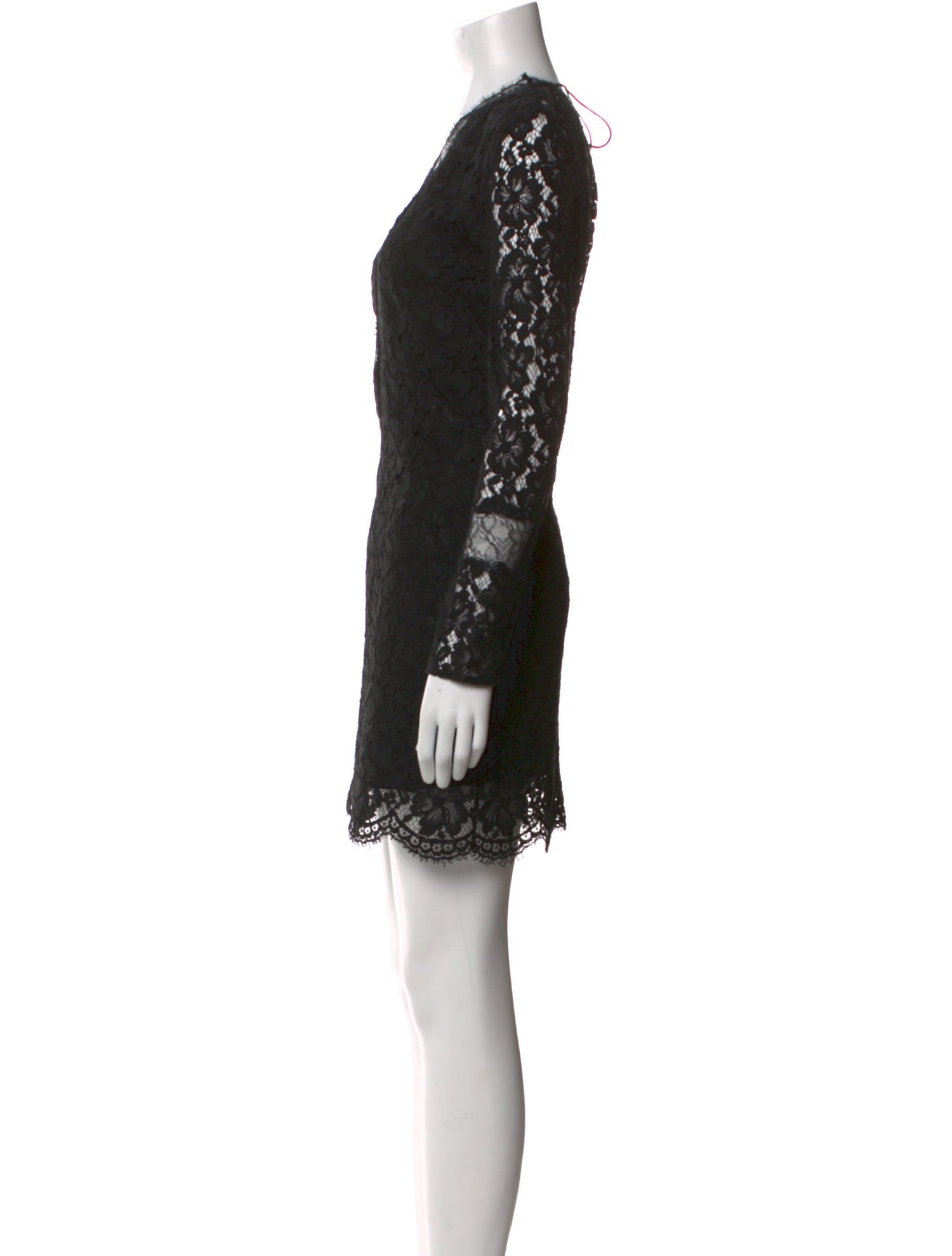 Sandro Lace Pattern Mini Dress