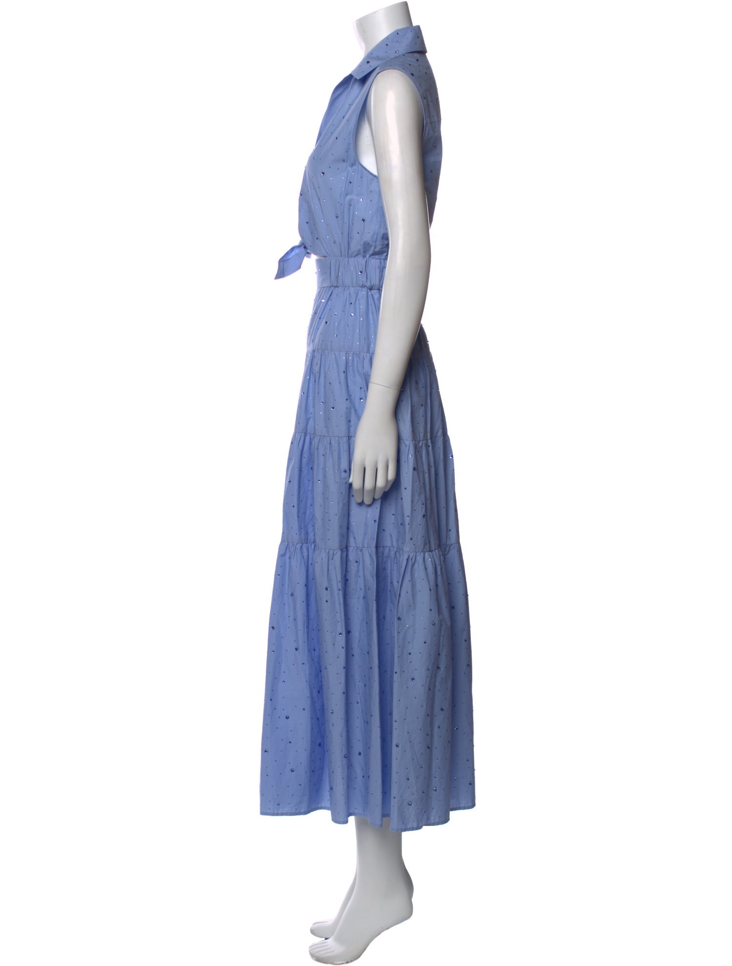 Sandro Printed Long Dress