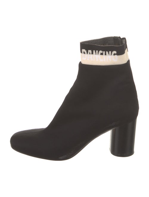 Sandro Graphic Print Sock Boots