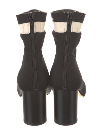 Sandro Graphic Print Sock Boots