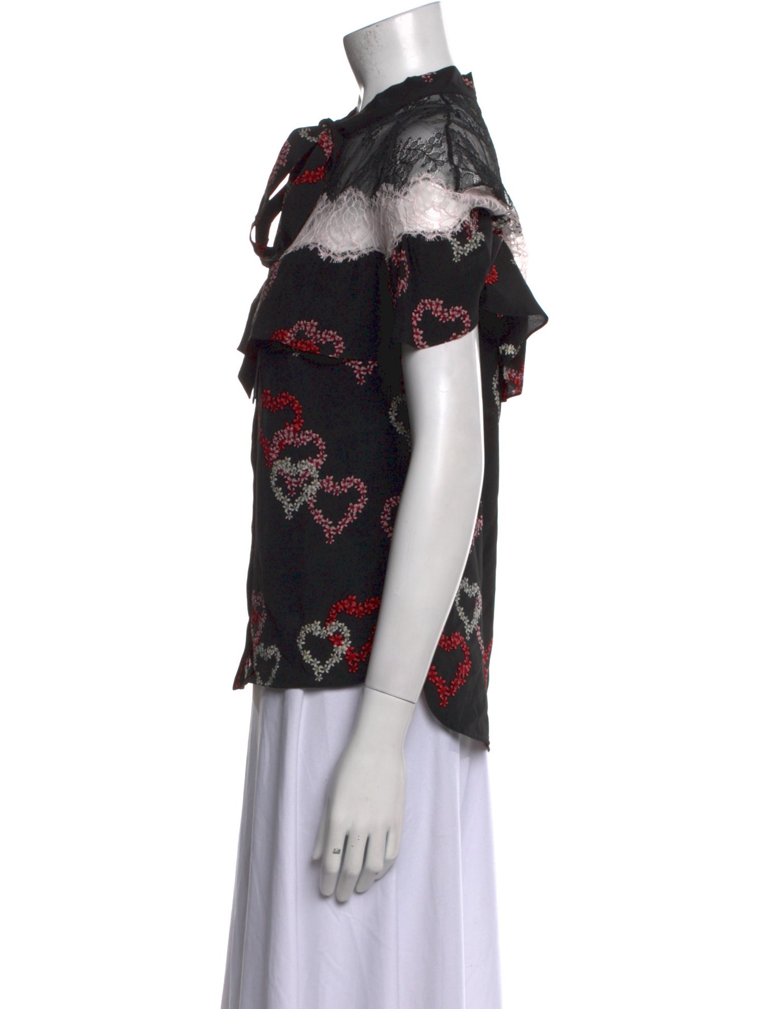 Sandro Silk Floral Print Sweater w/ Tags