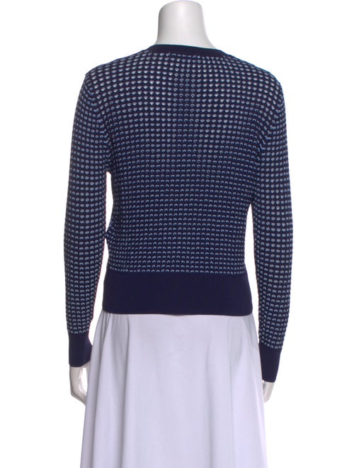 Sandro Printed Crew Neck Sweater