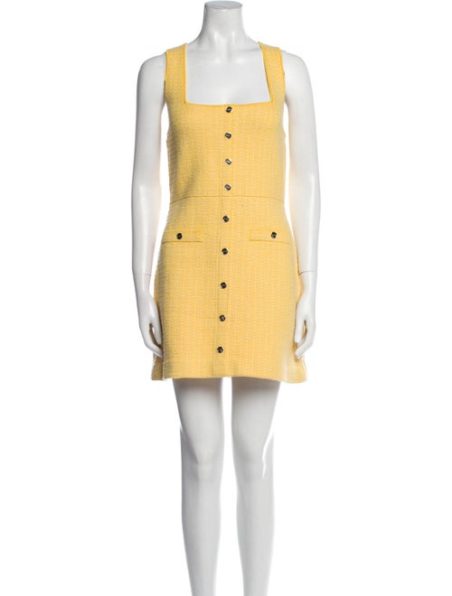 Sandro Square Neckline Mini Dress