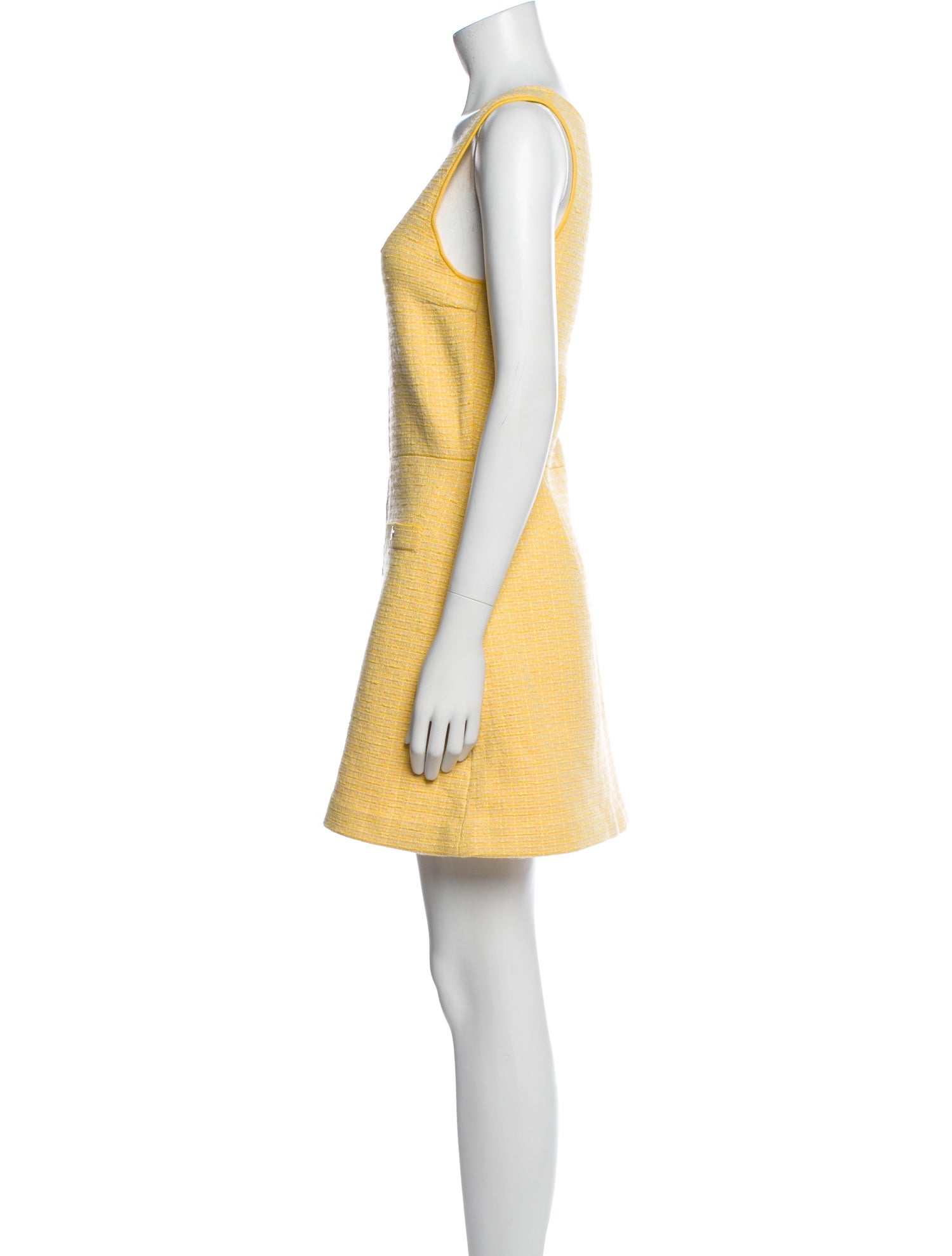 Sandro Square Neckline Mini Dress