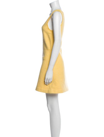 Sandro Square Neckline Mini Dress