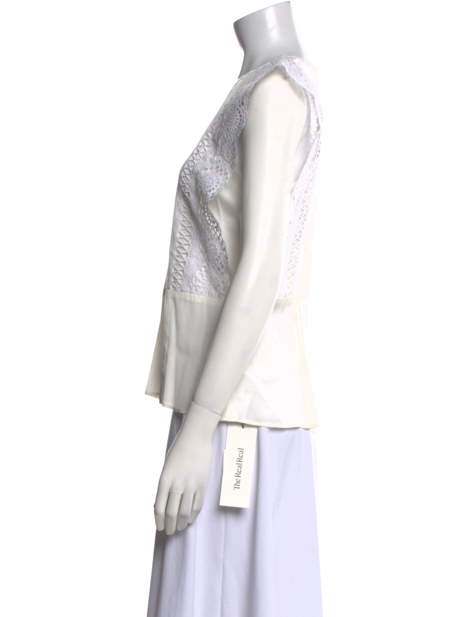 Sandro V-Neck Sleeveless Top