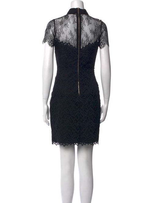 Sandro Lace Pattern Mini Dress
