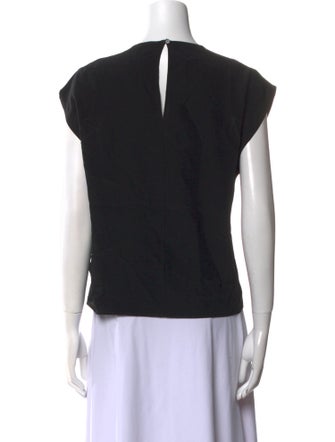 Sandro V-Neck Short Sleeve Top