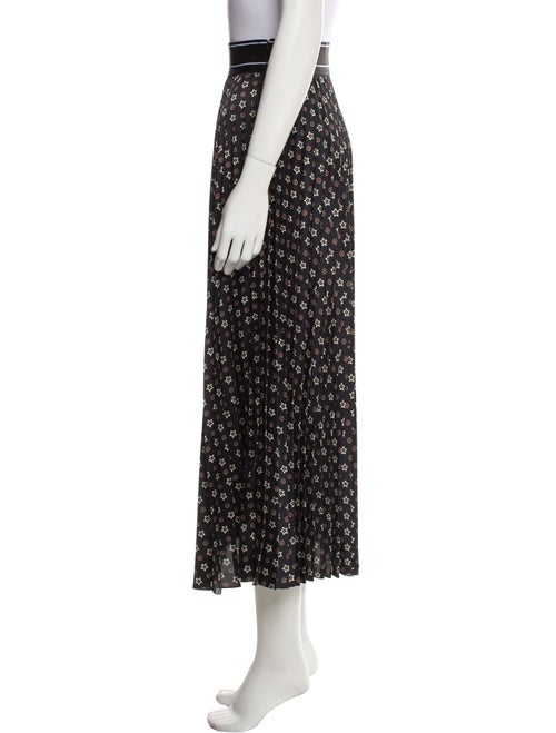 Sandro Printed Midi Length Skirt