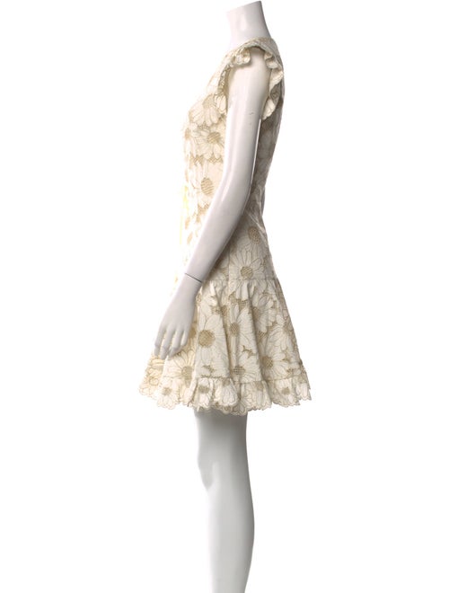 Sandro Floral Print Mini Dress