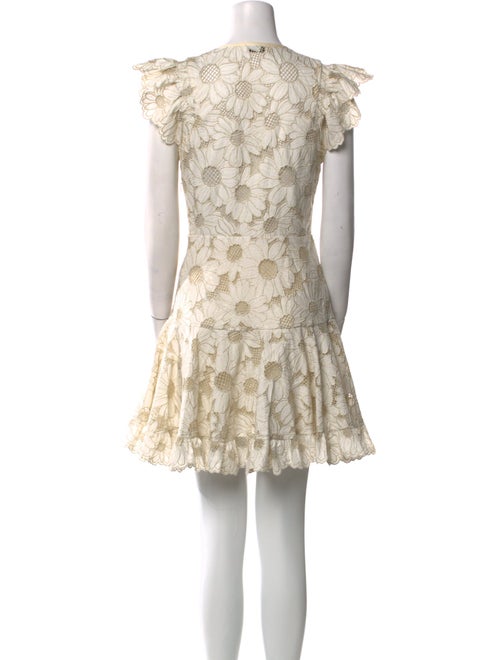 Sandro Floral Print Mini Dress