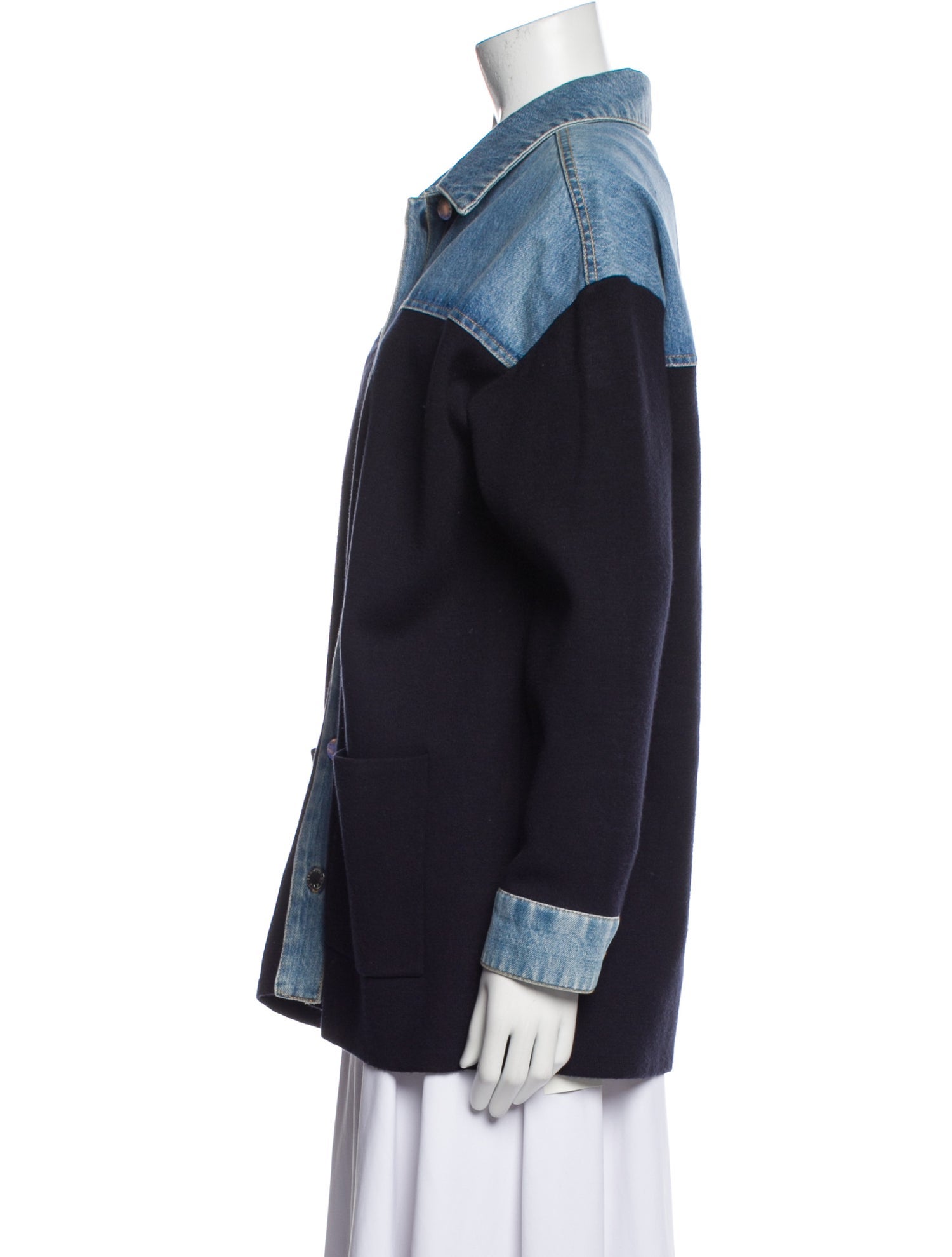 Sandro Colorblock Pattern Jacket