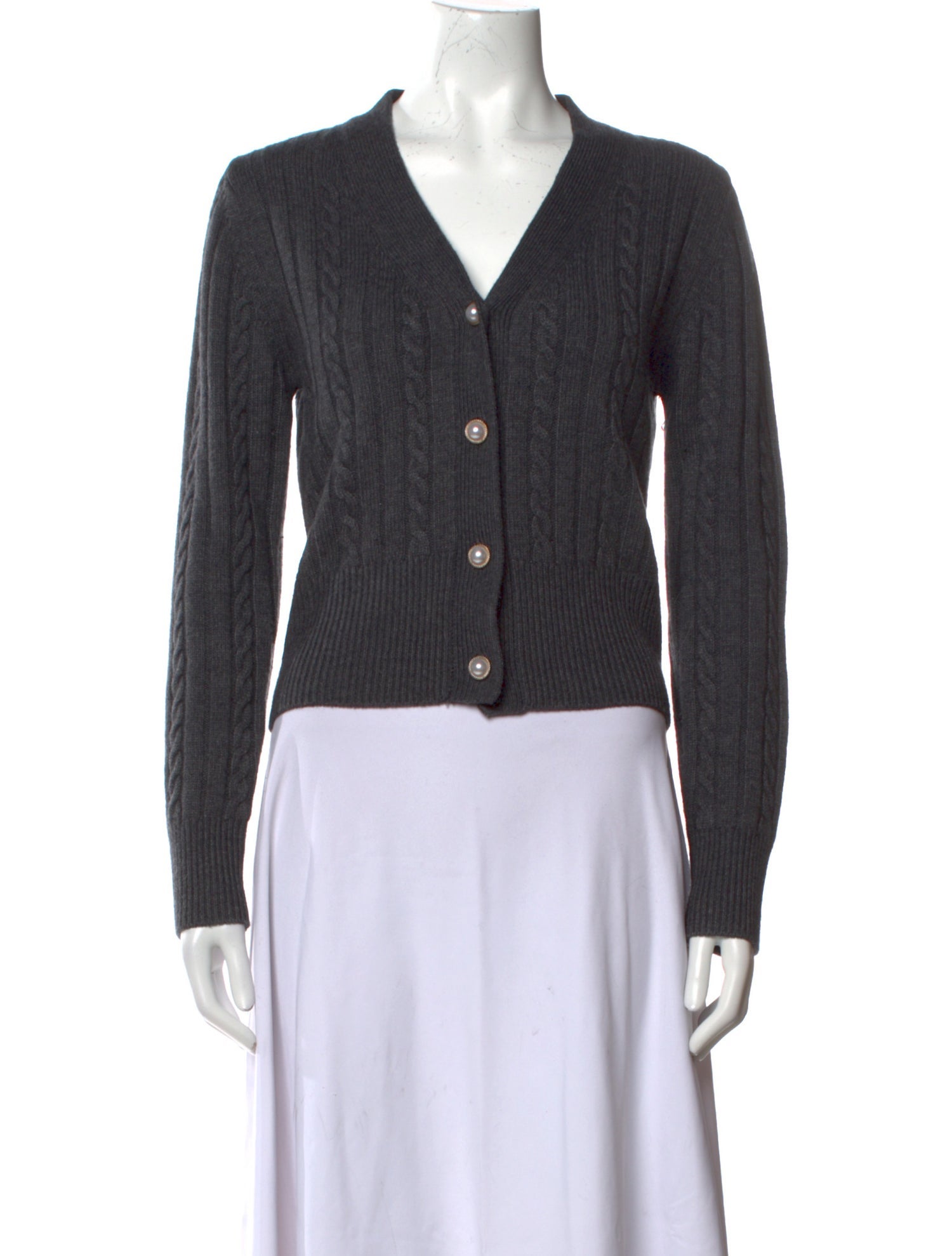 Sandro Wool V-Neck Sweater