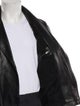 Sandro Lamb Leather Moto Jacket