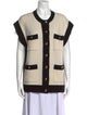Sandro Wool Colorblock Pattern Sweater