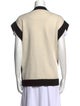 Sandro Wool Colorblock Pattern Sweater