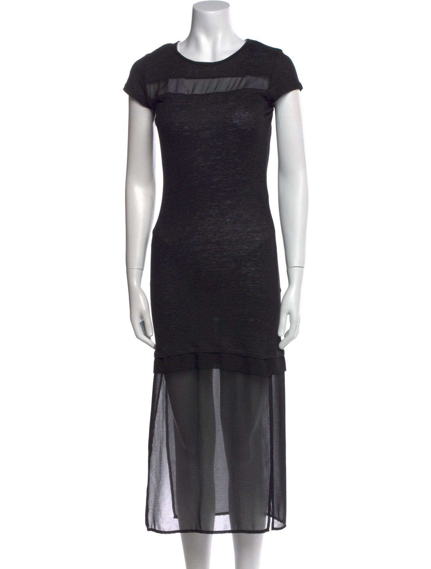 Sandro Linen Midi Length Dress