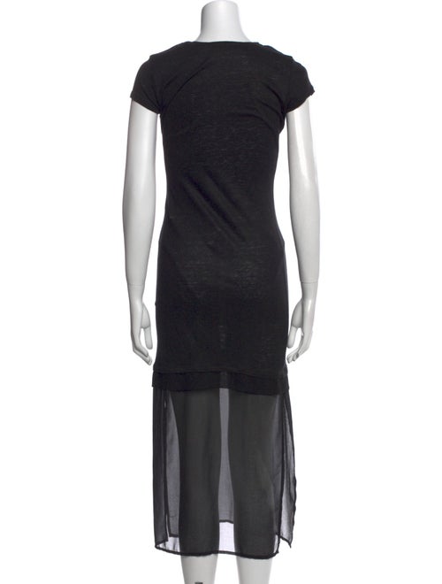 Sandro Linen Midi Length Dress