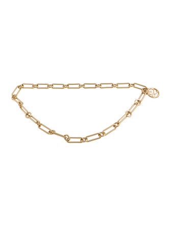 Sandro Skinny Metal Chain-Link Belt