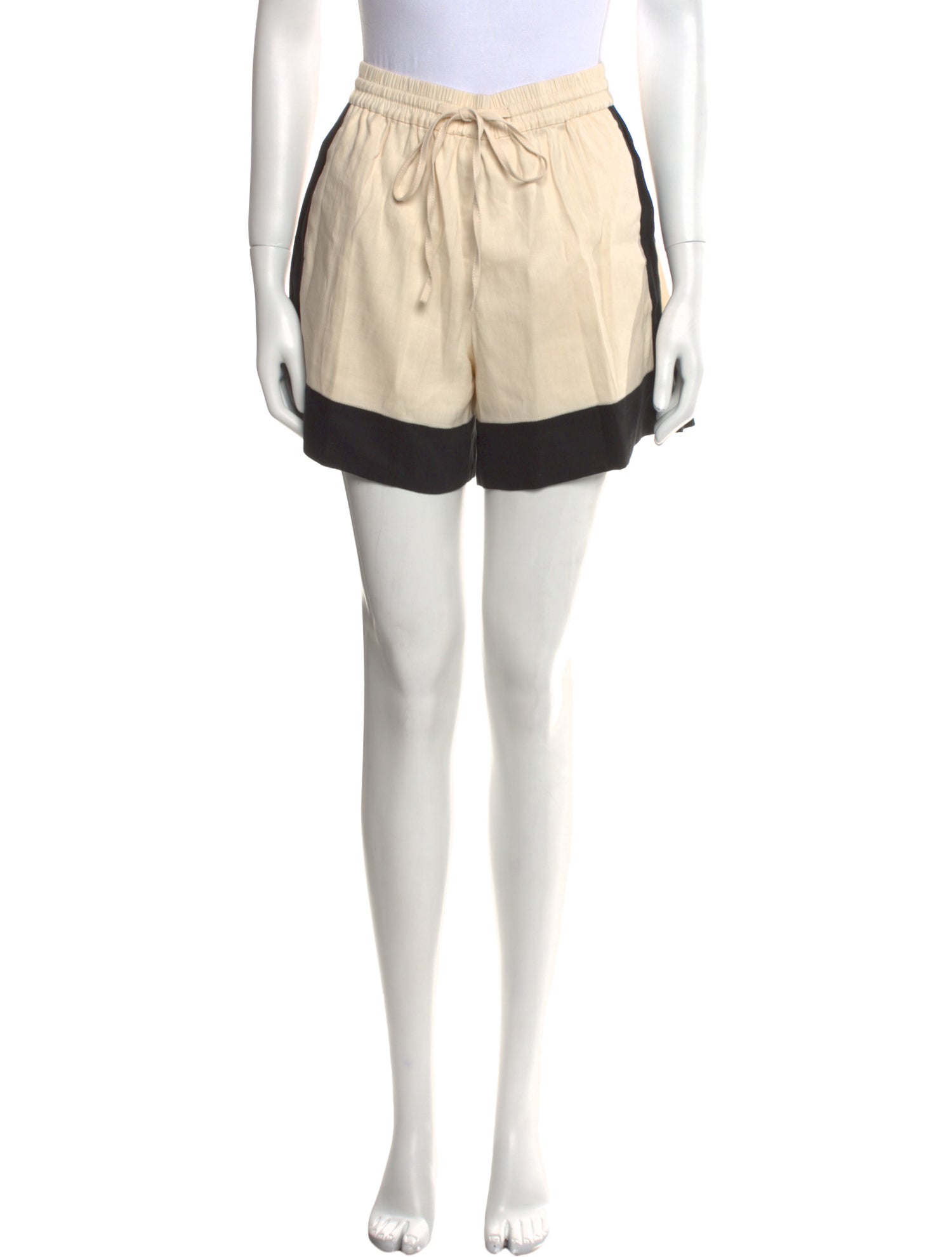 Sandro Linen Mini Shorts