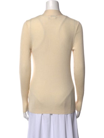 Sandro V-Neck Long Sleeve Button-Up Top