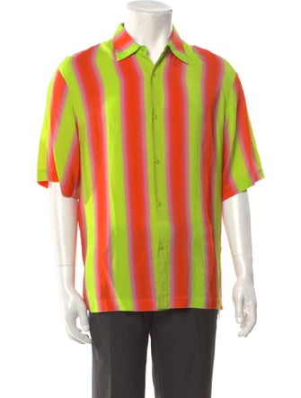 Sandro Striped Short Sleeve Shirt