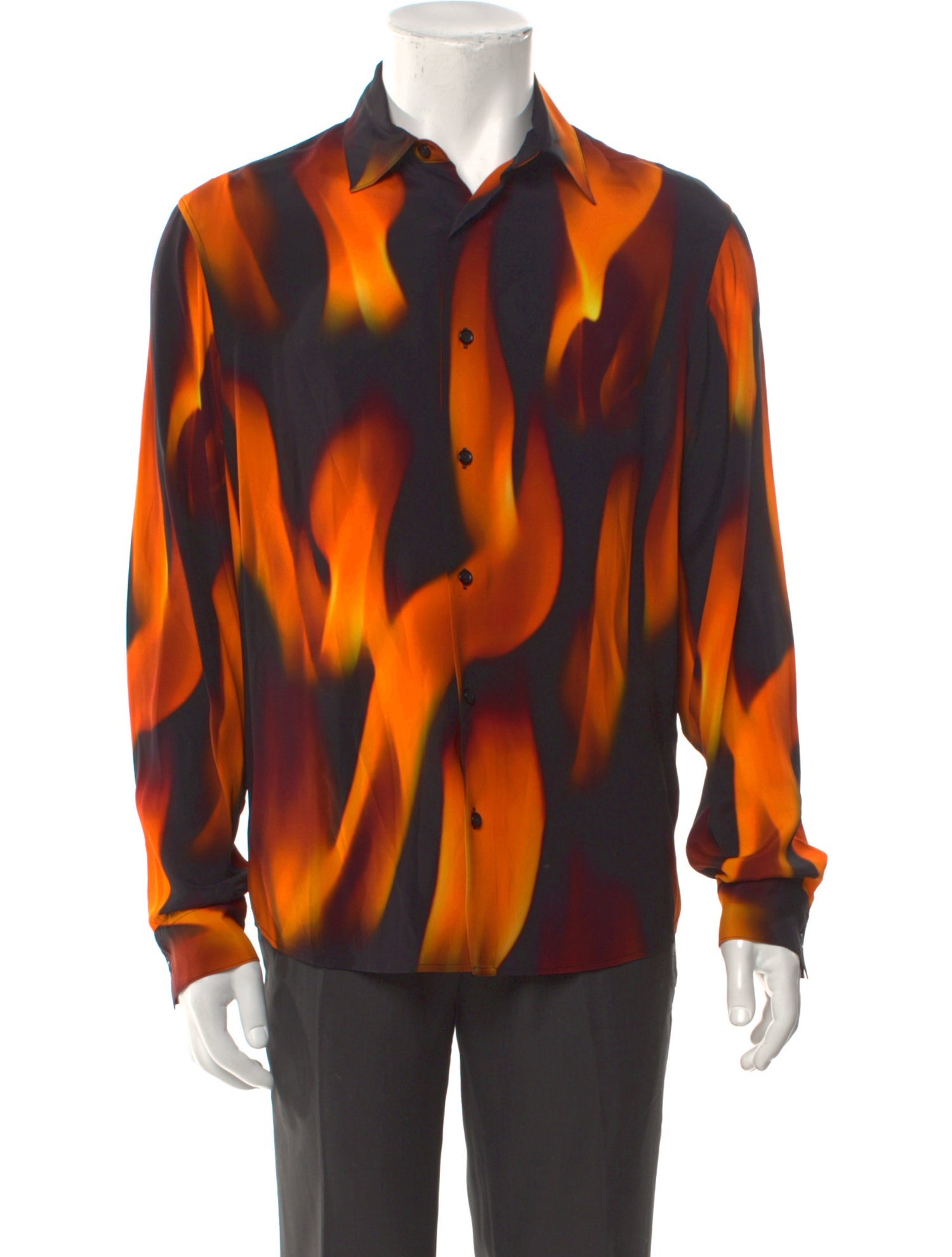 Sandro Striped Long Sleeve Shirt