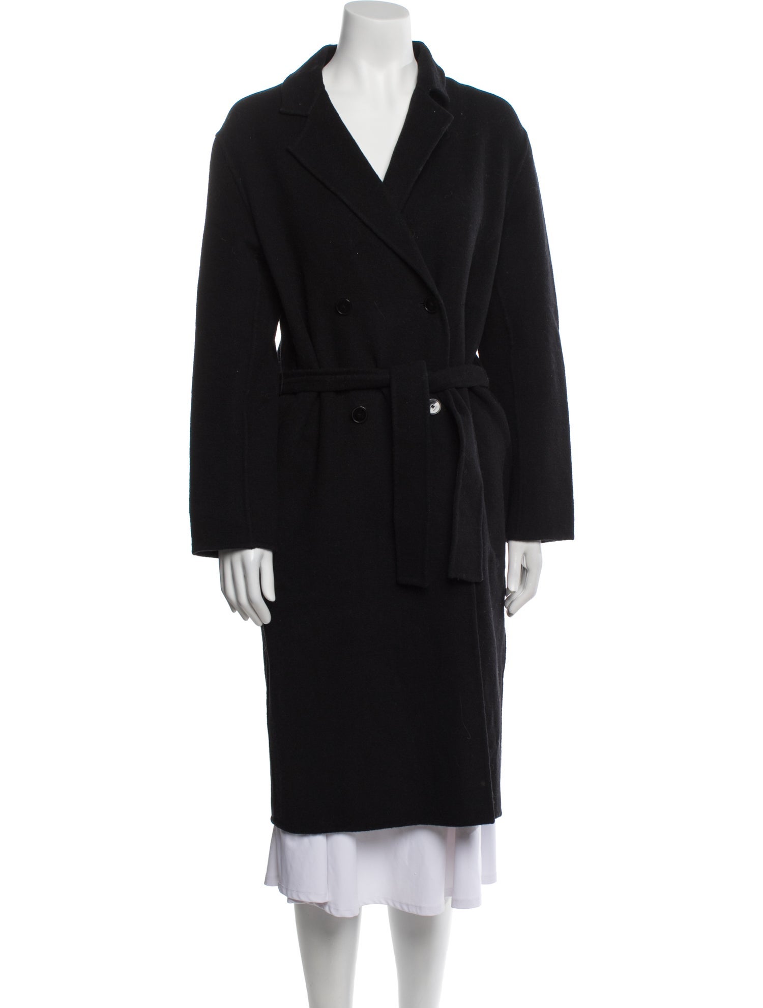 Sandro Virgin Wool Peacoat