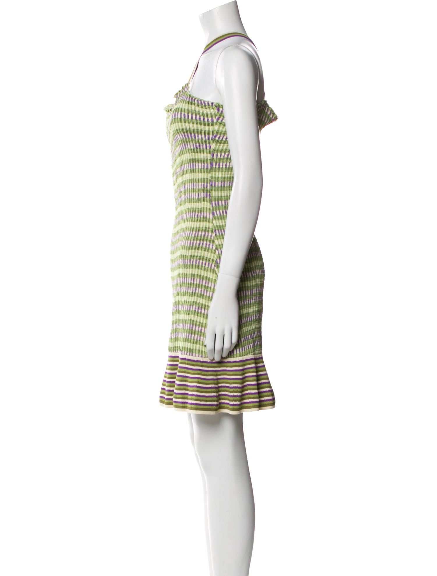 Sandro Striped Knee-Length Dress