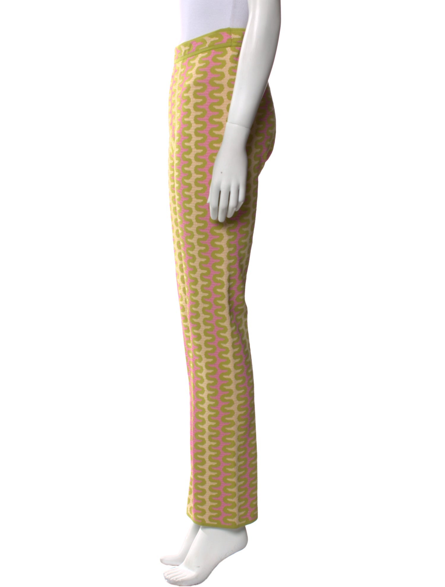 Sandro Printed Wide Leg Pants