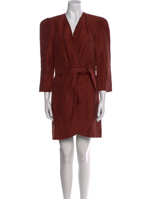 Sandro V-Neck Mini Dress