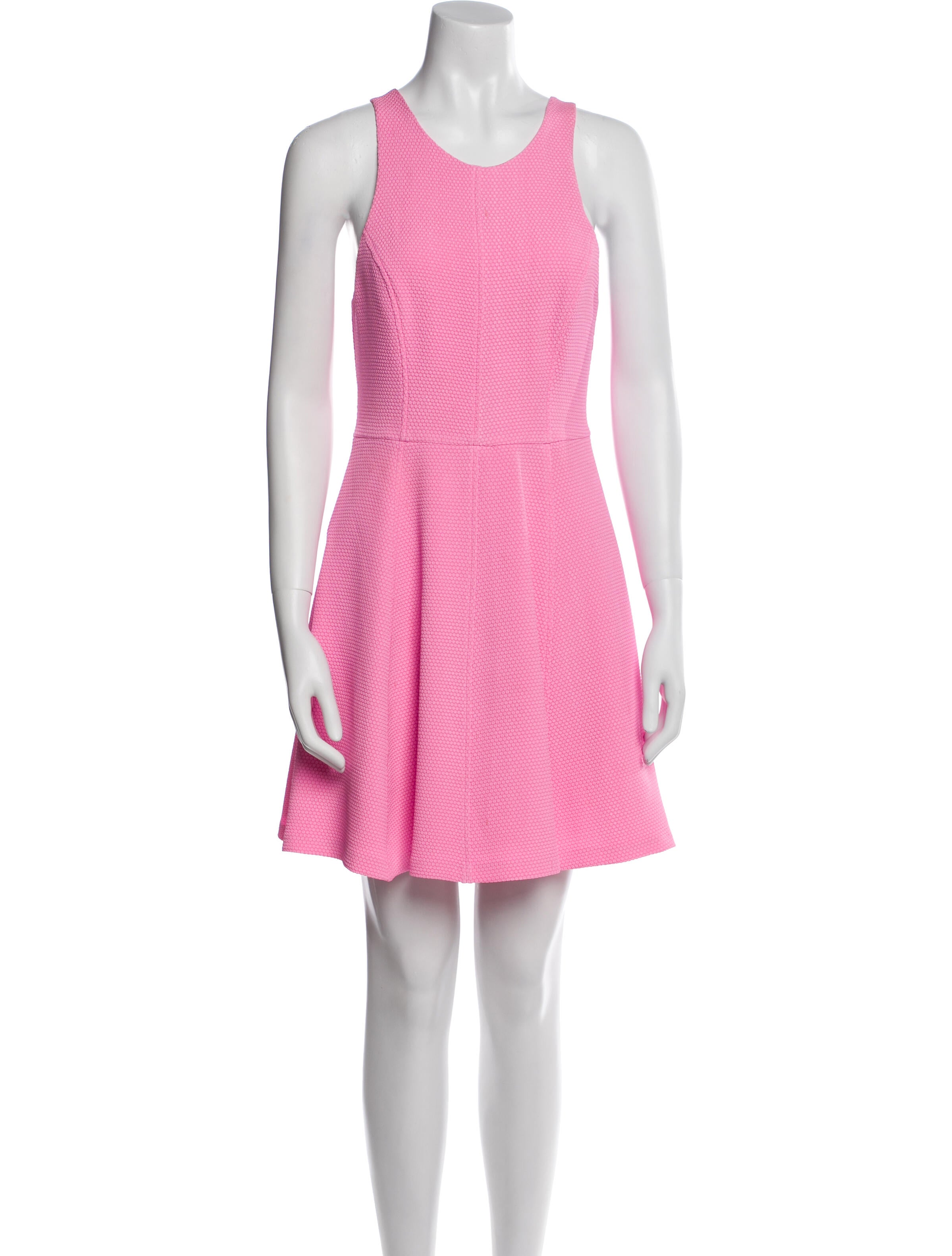 Sandro Scoop Neck Mini Dress