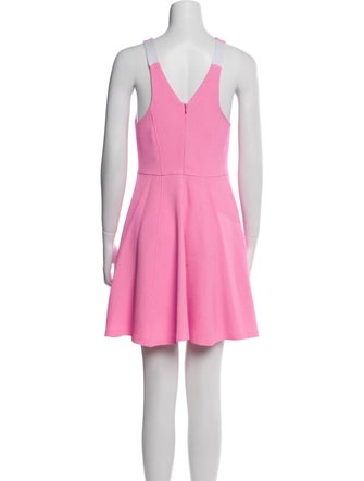 Sandro Scoop Neck Mini Dress