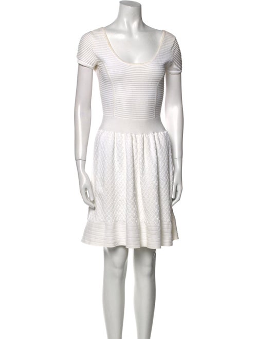 Sandro Scoop Neck Mini Dress