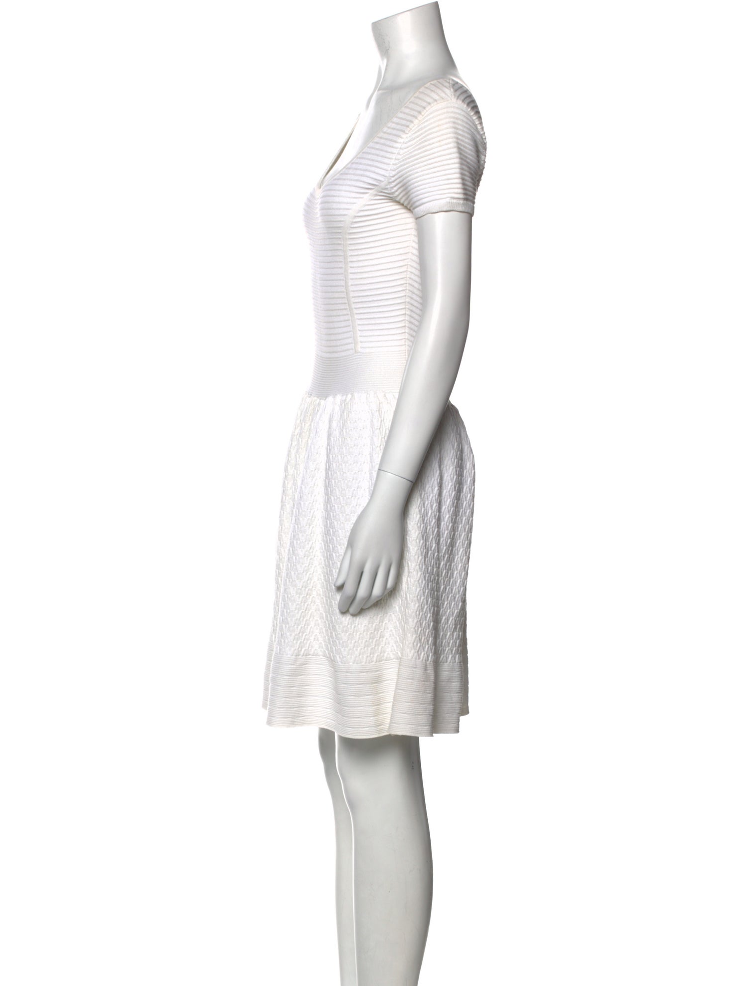 Sandro Scoop Neck Mini Dress