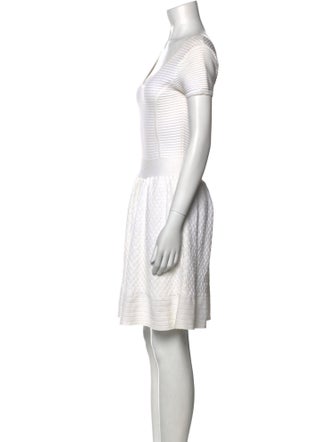 Sandro Scoop Neck Mini Dress