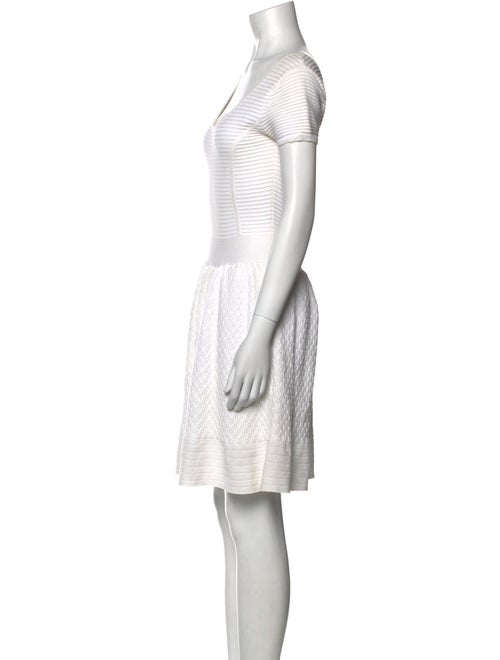 Sandro Scoop Neck Mini Dress