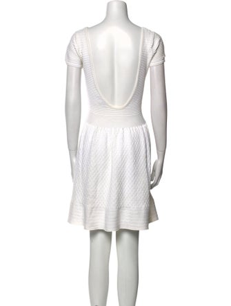 Sandro Scoop Neck Mini Dress