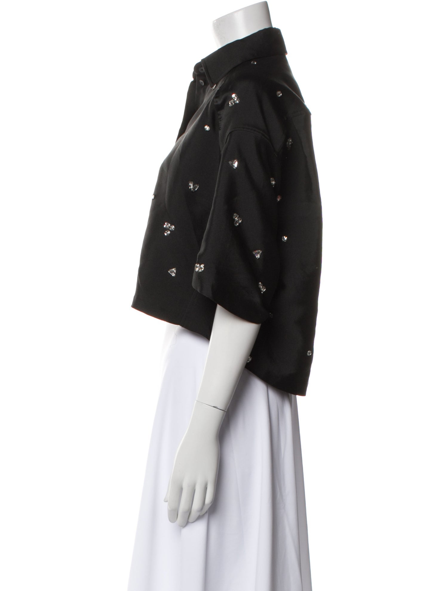 Sandro Printed Crystal Embellishments Set