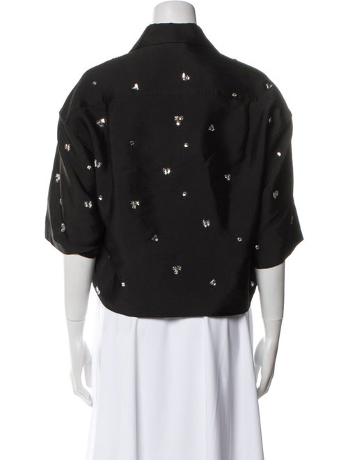 Sandro Printed Crystal Embellishments Set