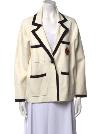 Sandro Printed V-Neck Sweater