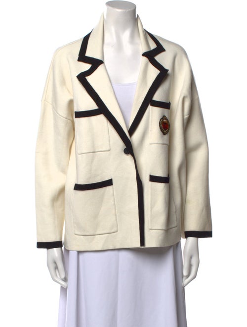 Sandro Printed V-Neck Sweater