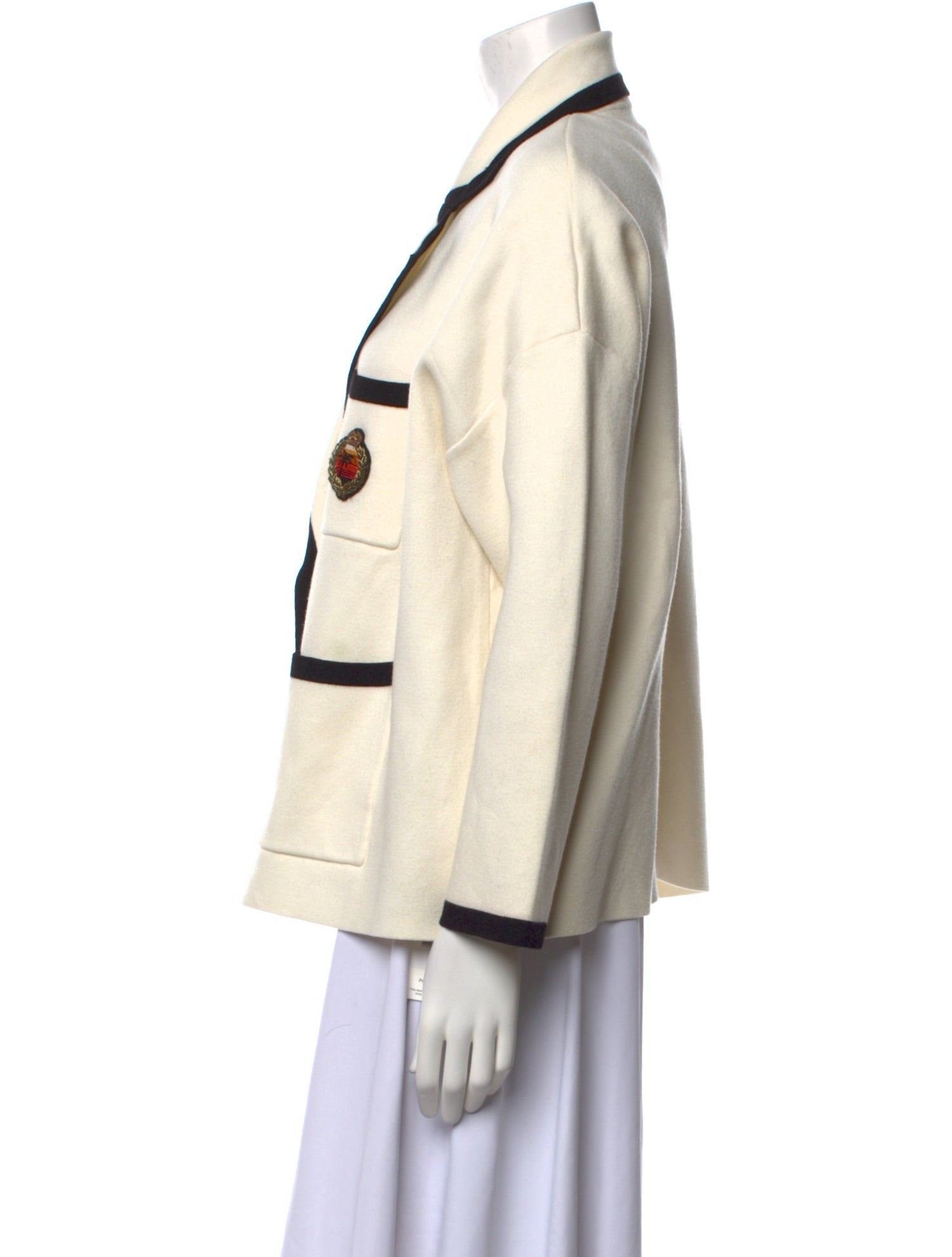 Sandro Printed V-Neck Sweater