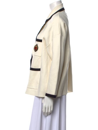 Sandro Printed V-Neck Sweater