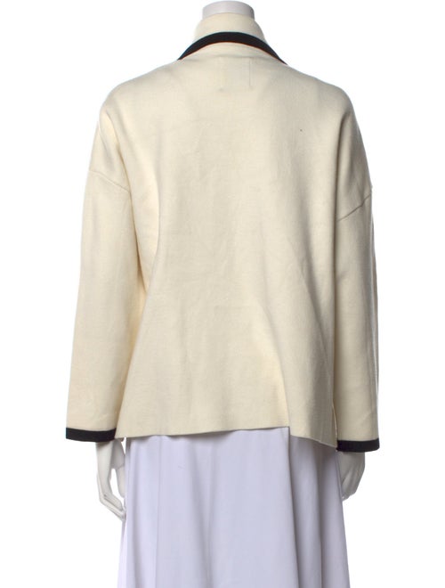 Sandro Printed V-Neck Sweater