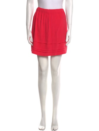 Sandro Ruffle Embellishment Mini Skirt