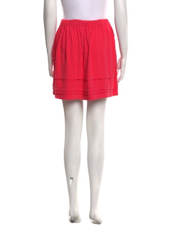 Sandro Ruffle Embellishment Mini Skirt