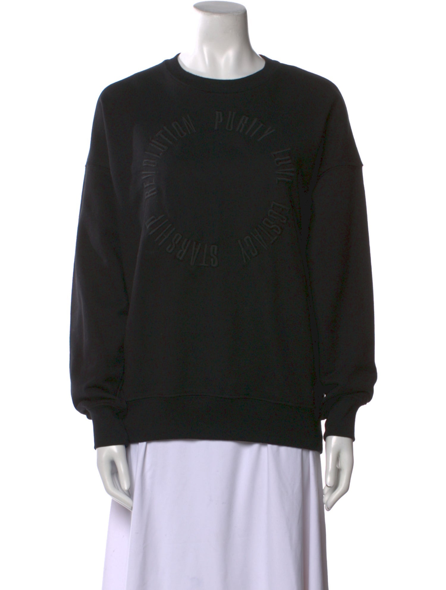 Sandro Crew Neck Long Sleeve Sweatshirt