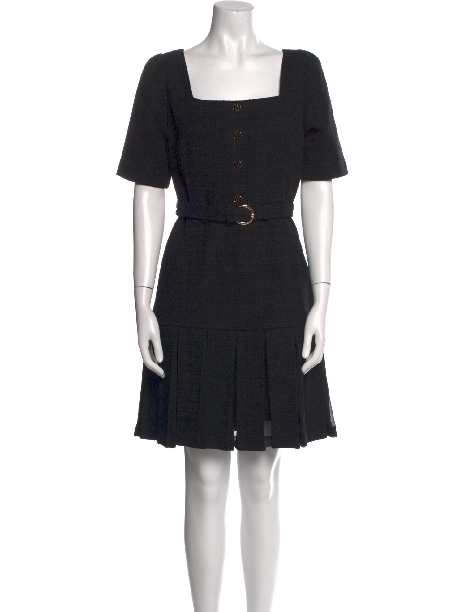 Sandro Square Neckline Mini Dress