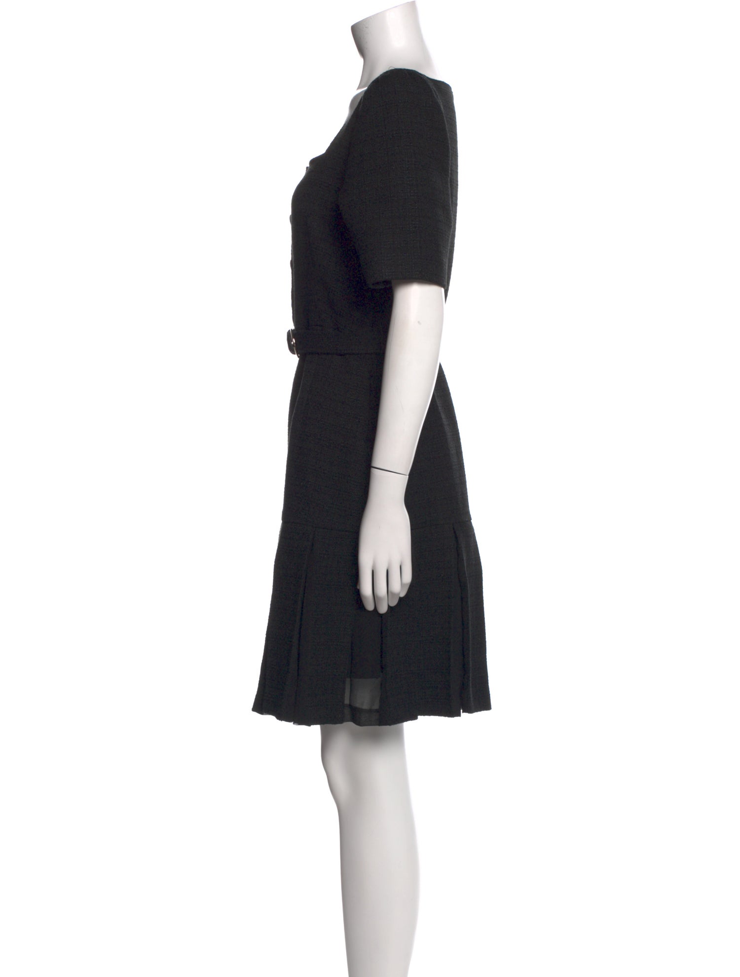 Sandro Square Neckline Mini Dress